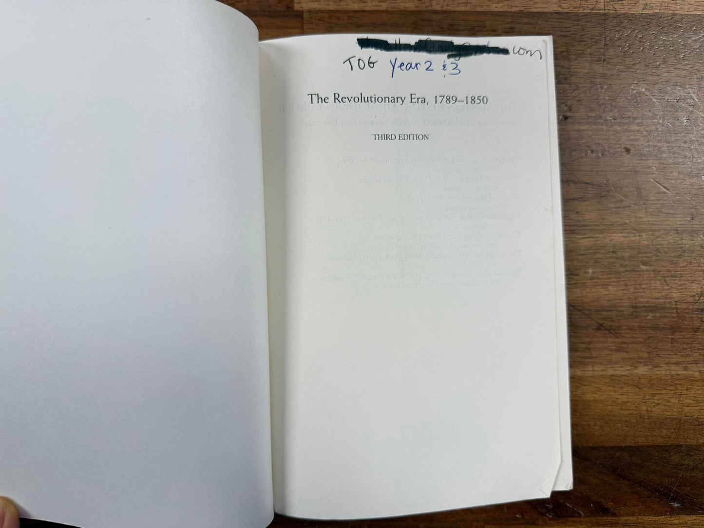 The Revolutionary Era, 1789-1850