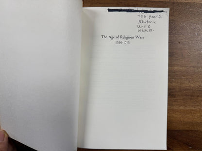 The Age of Religious Wars, 1559-1715 - Richard S. Dunn