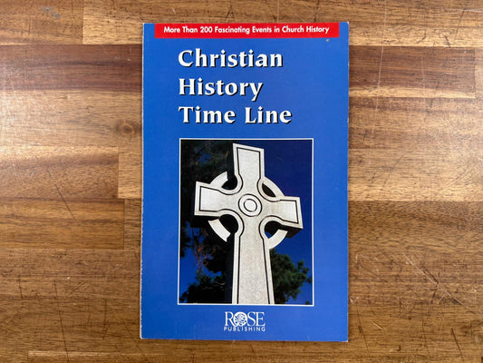 Christian History Time Line - Rose Publishing Pamphlet