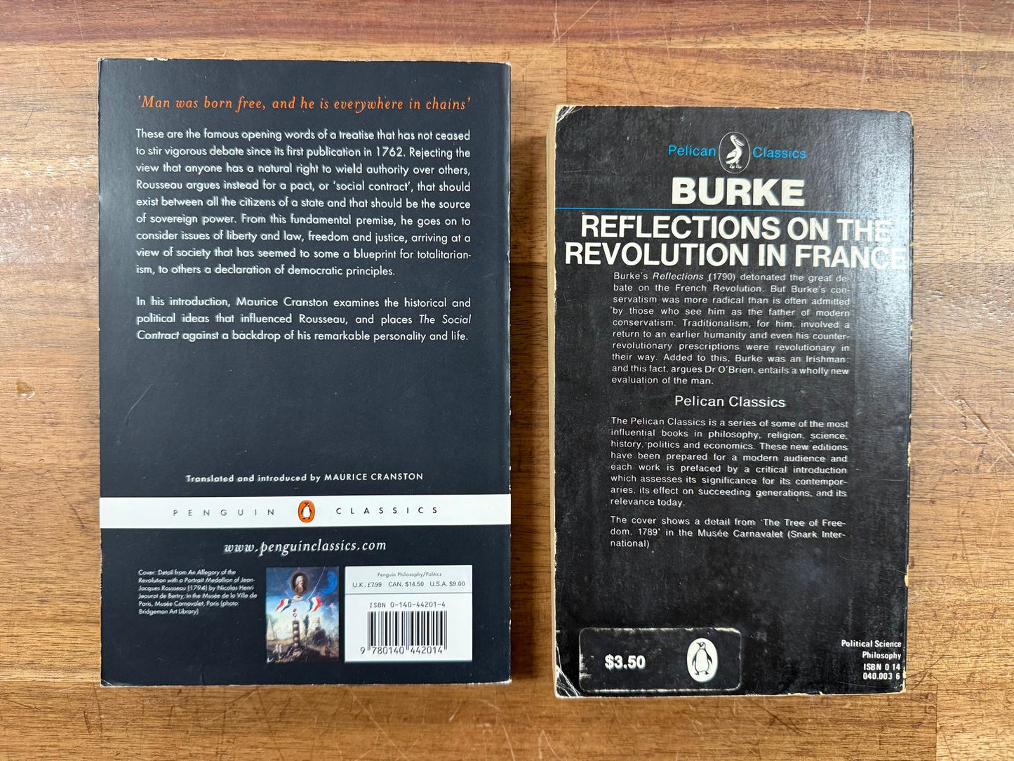French Classic Literature - Social Contract & Reflections...