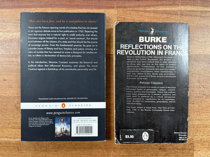 French Classic Literature - Social Contract & Reflections...