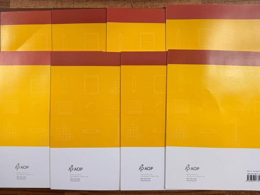 LIFEPAC Language Arts Grade 1 Worktexts – Units 3 through 10 (Student Books Only)