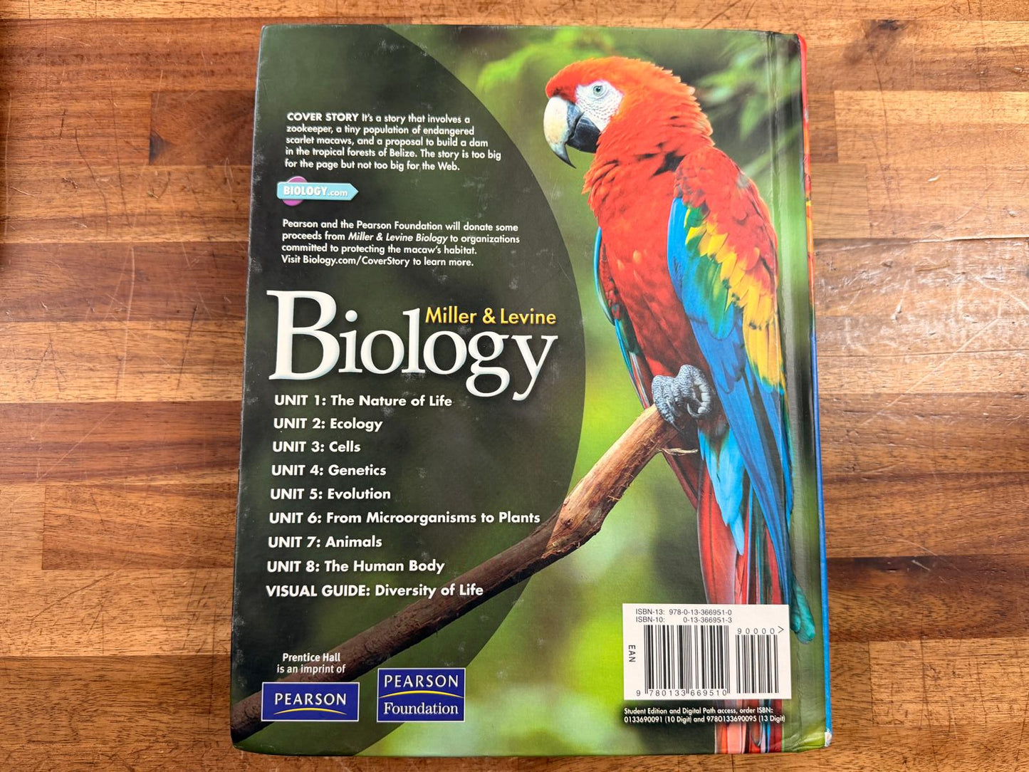 Biology Pearson Textbook