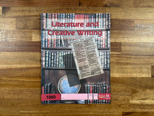 ACE School of Tomorrow Literature & Creative Writing 1060 PACE (Like New)