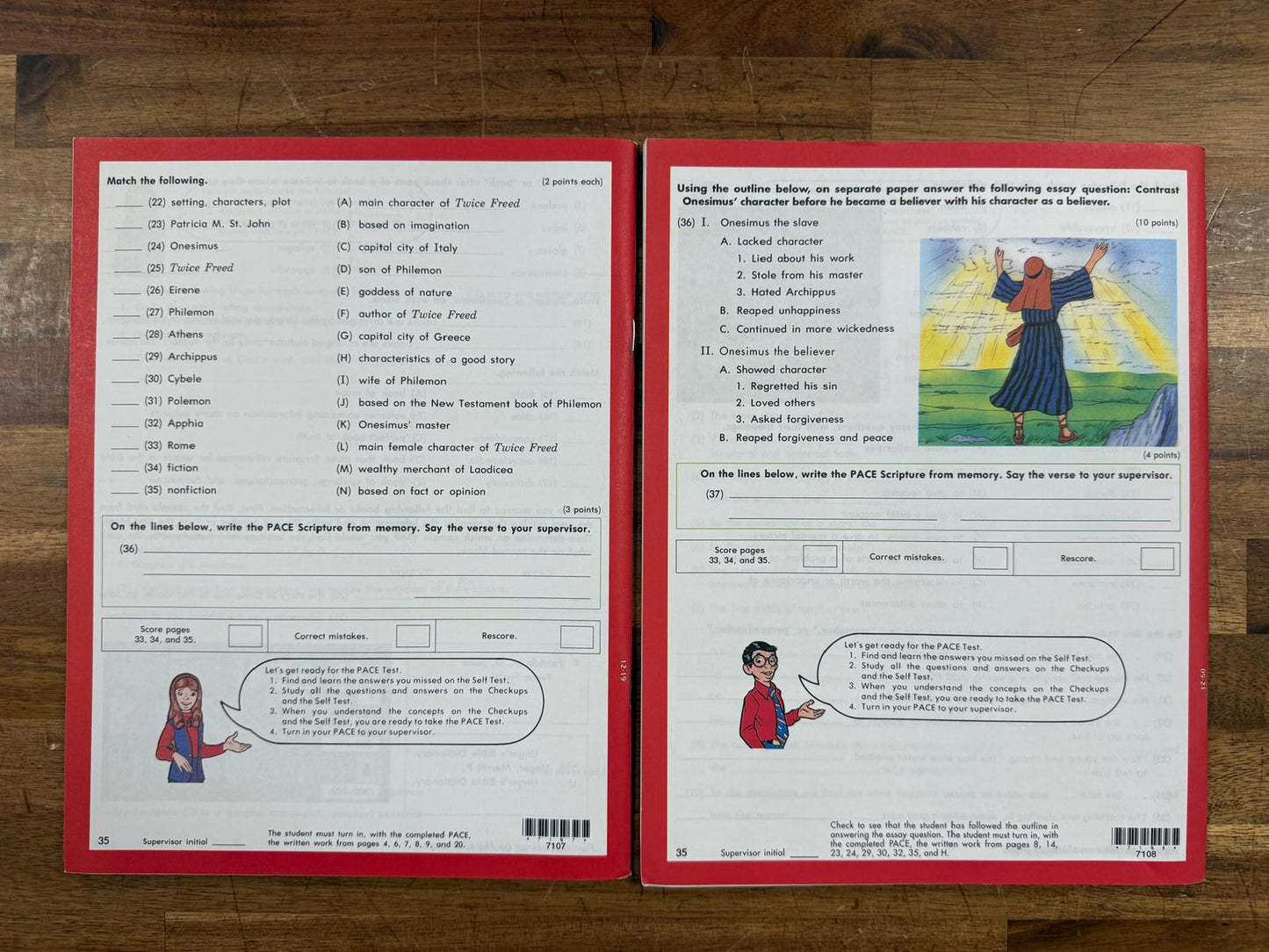 ACE School of Tomorrow English I 9-12 1105-1108 PACEs (Like New)