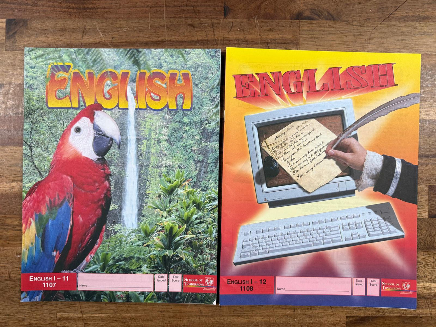 ACE School of Tomorrow English I 9-12 1105-1108 PACEs (Like New)