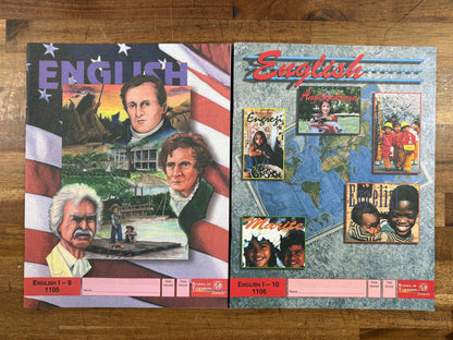 ACE School of Tomorrow English I 9-12 1105-1108 PACEs (Like New)