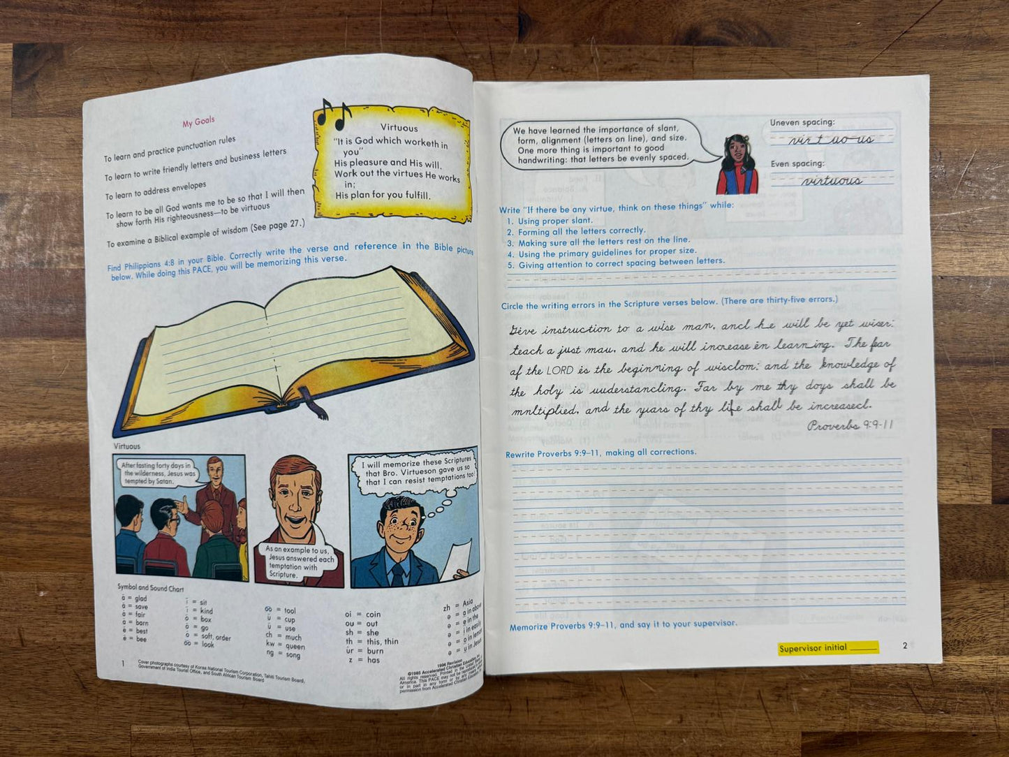 ACE School of Tomorrow English 1095-1096 PACEs (Good)