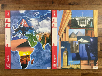 ACE School of Tomorrow English 1069-1072 PACEs(Like New)