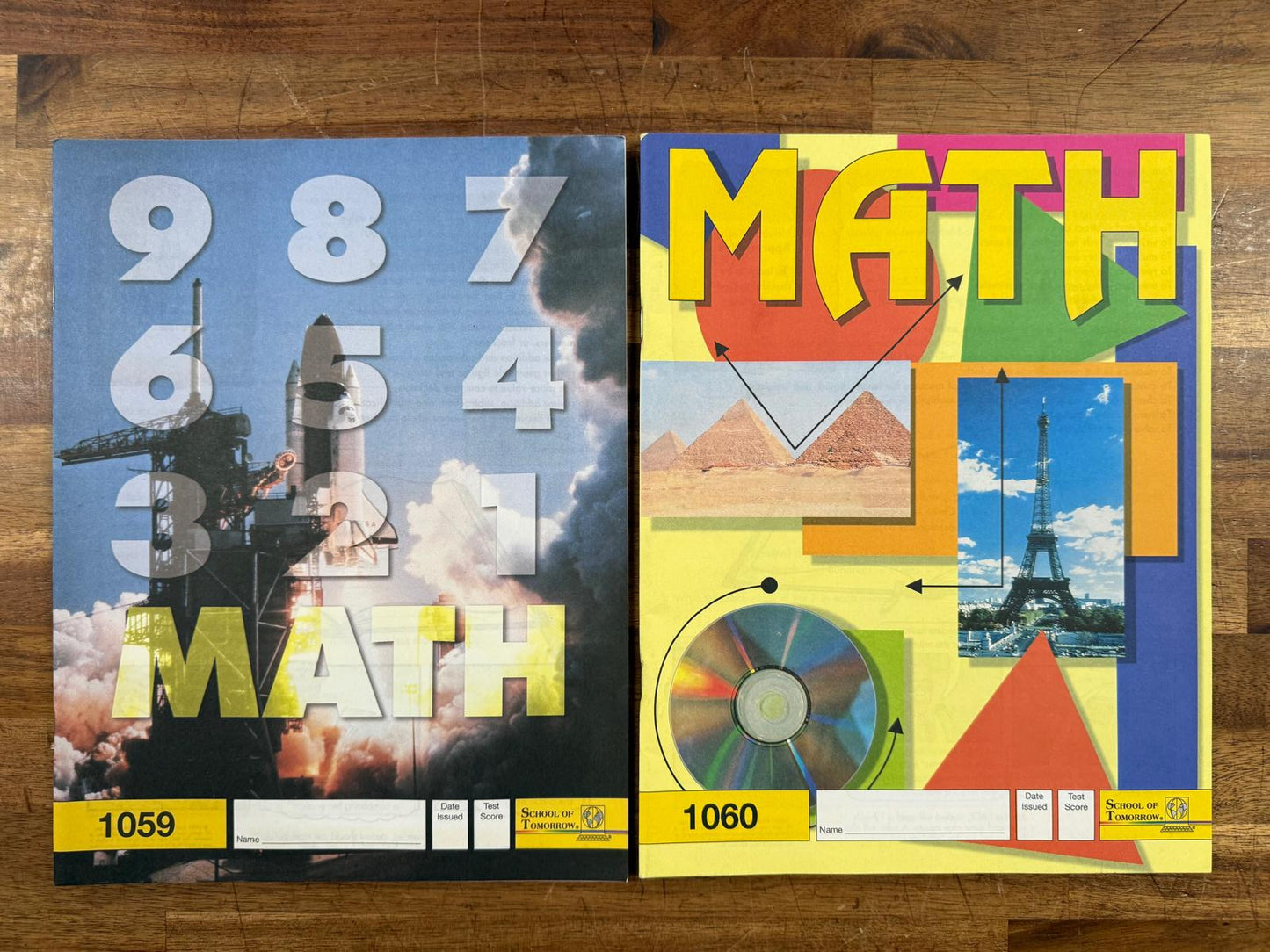 ACE School of Tomorrow Math 1057-1060 PACEs (Like New)