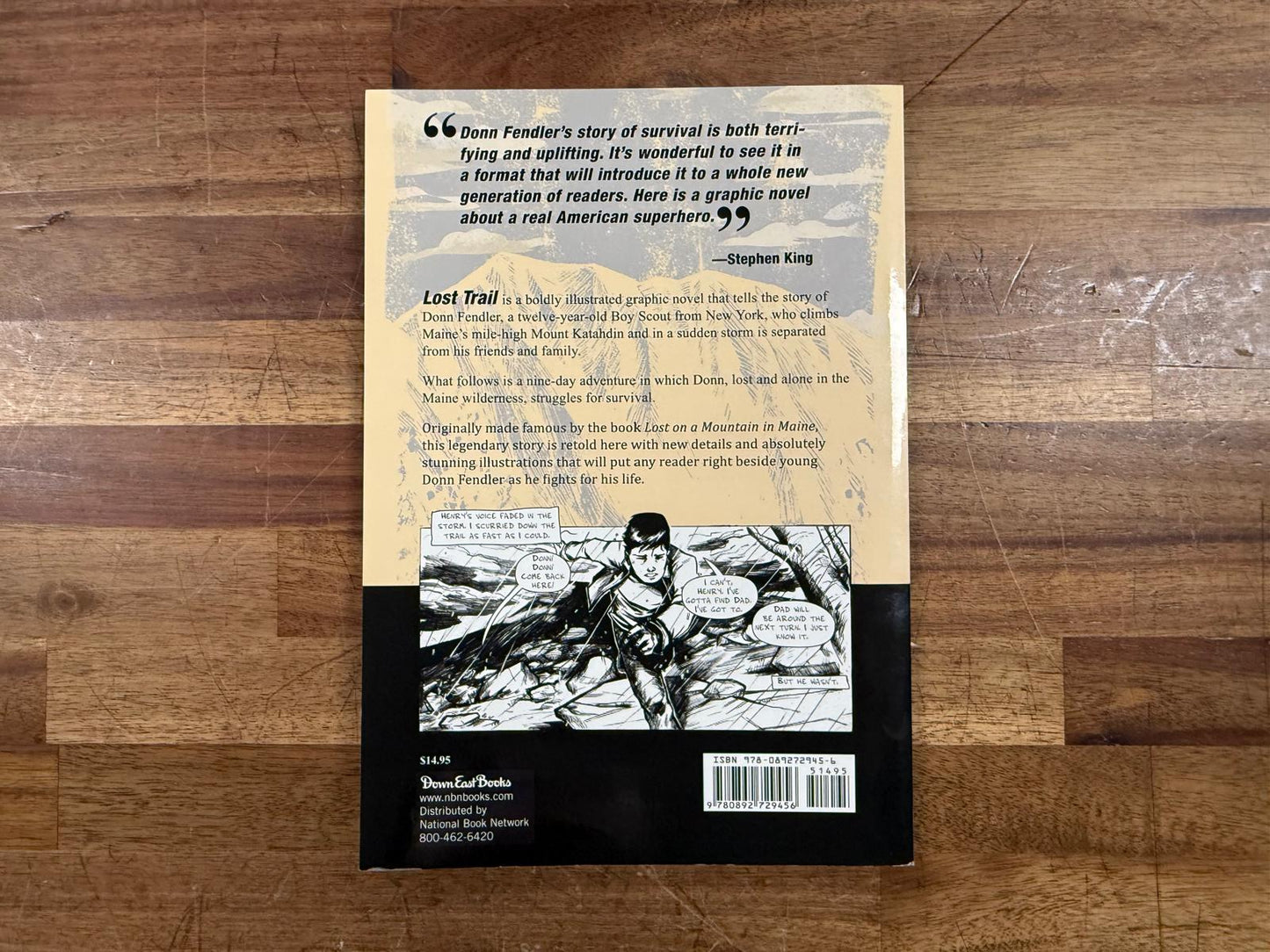 The True Story Lost Trail Nine Days Alone in the Wildreness (VG)