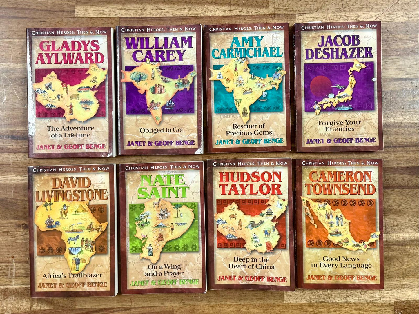 Christian Heroes Then & Now SET of 8 - Good & Clean overall