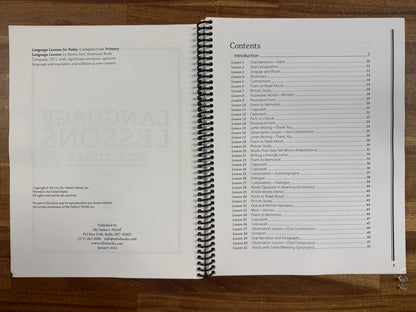 MFW Language Lessons for Today Grade 3 (Good & Clean)