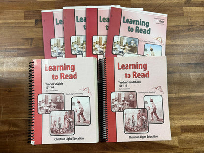 CLE Learning to Read Sunrise 2nd Ed TG 101-110 & 4 Light Units