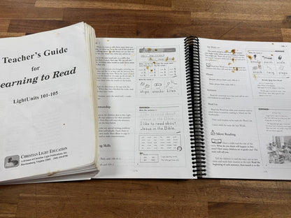 CLE Learning to Read Sunrise 2nd Ed TG 101-110 & 4 Light Units