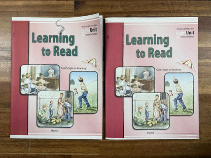 CLE Learning to Read Sunrise 2nd Ed LightUnit 109 & 110 - VG