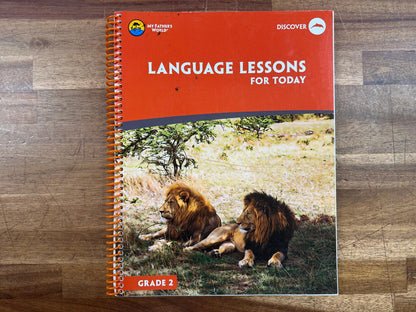MFW Language Lessons for Today Grade 2 (Good & Clean)