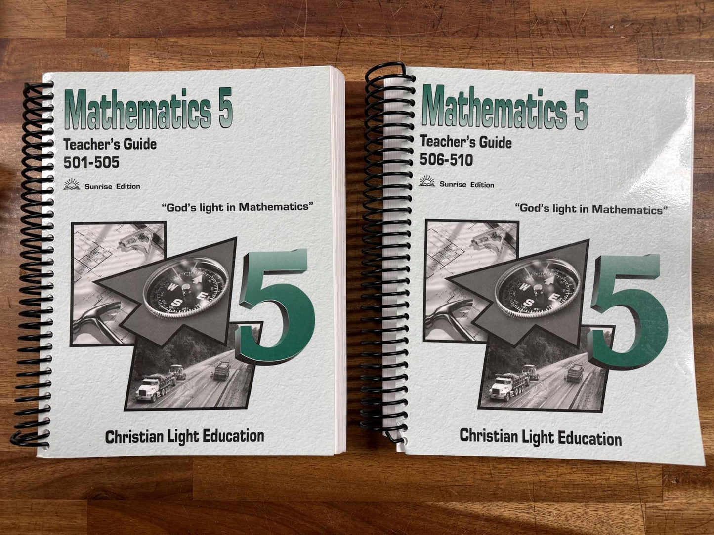 CLE Math 501-510 Teacher Guide Sunrise Edition - Good & Clean