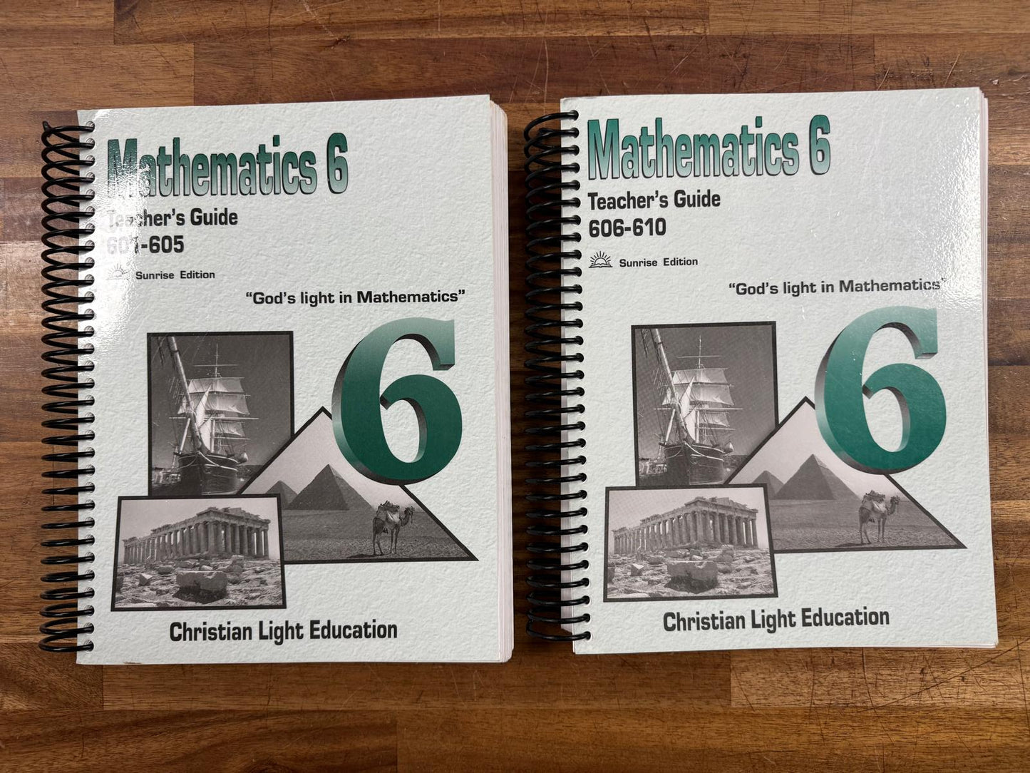 CLE Math 601-610 Teacher Guide Sunrise Edition - Good & Clean
