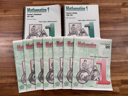 CLE Math Sunrise Ed Teacher Guide 101-110 & 7 Light Units 104-110