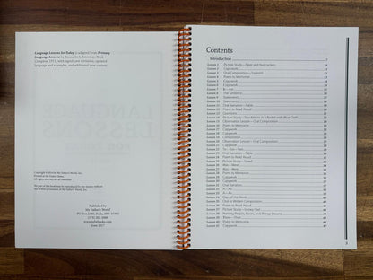 MFW Language Lessons for Today Grade 2 (Good & Clean)