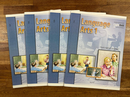 CLE Language Arts 1 2nd Ed 4 Light Units 107-110 - Unused & Clean