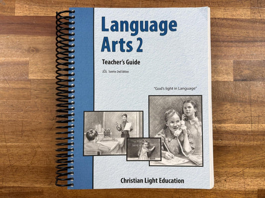 CLE Language Arts 2 2nd Ed Teacher's Guide (Good & Clean)