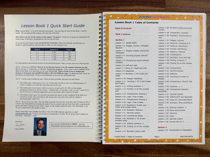 ShillerMath One SET: Lesson Book & Answer Guide - VG