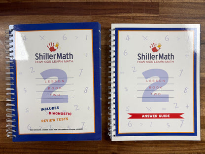 ShillerMath Two SET: Lesson Book & Answer Guide - VG