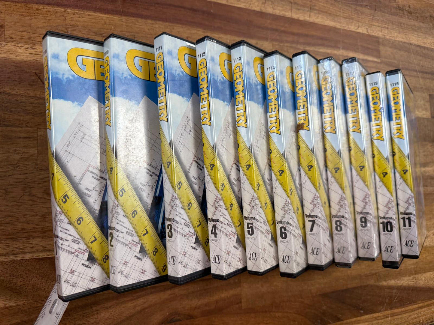 ACE Geometry 1109-1120 DVD Set Volumes 1-12 - VG