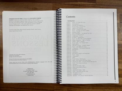 MFW Language Lessons for Today Grade 5 (Good & Clean)