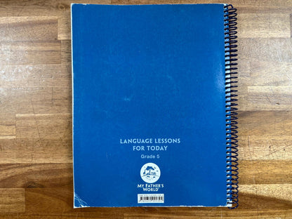 MFW Language Lessons for Today Grade 5 (Good & Clean)