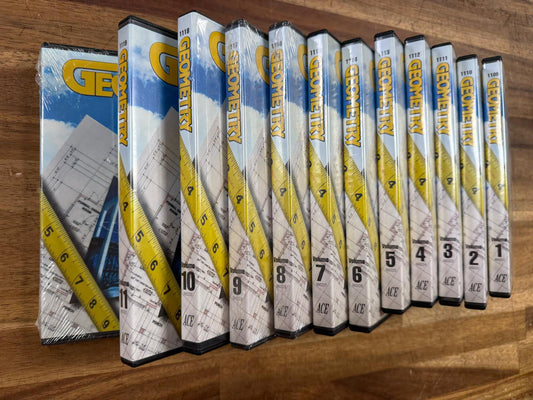 ACE Geometry 1109-1120 DVD Set Volumes 1-12 - VG