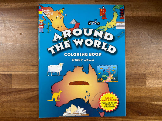 Dover Around the World Coloring Book (Like New)