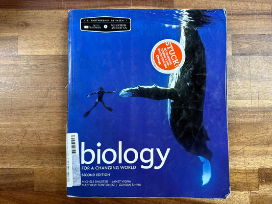 Scientific American Biology for a Changing World - Janet Vigna