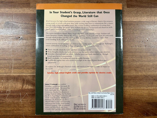 World Literature: Encouraging Thoughtful Christians to Be... (Good)