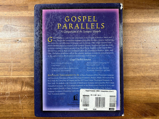 Gospel Parallels: A Comparison of the Synoptic Gospels
