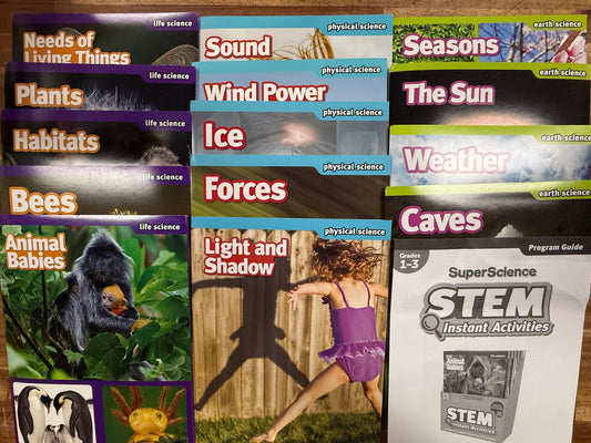 SuperScience STEM Instant Ativities Grades 1-3 (See Description)