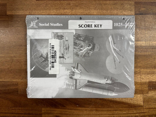 ACE Pace Social Studies 4th Edition Score Keys 1025-1036 (NEW)