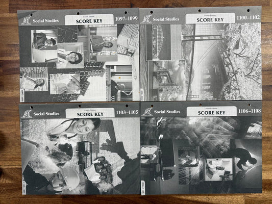ACE Pace Social Studies 4th Edition Score Keys 1097-1108