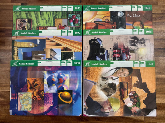 ACE PACEs Social Studies 4th Ed 1030, 1032-1036 (see Description)