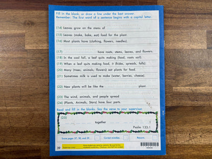 ACE PACE Science 4th Edition Text w. Test 1026 (Good)