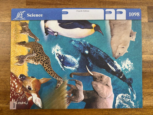 ACE PACE Science 4th Edition Text w. Test 1098 (Like New)