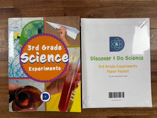 InquisiKids Discover & Do 3rd Grade Science Experiments SET (VG)