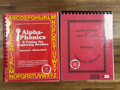 Alpha-Phonics SET Teacher Manual w CD-ROM & Workbook (Good)