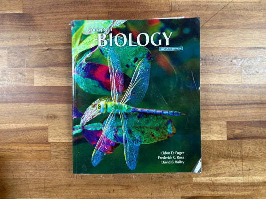 Concepts in Biology Paperback - Enger, Ross, Bailey (Good)