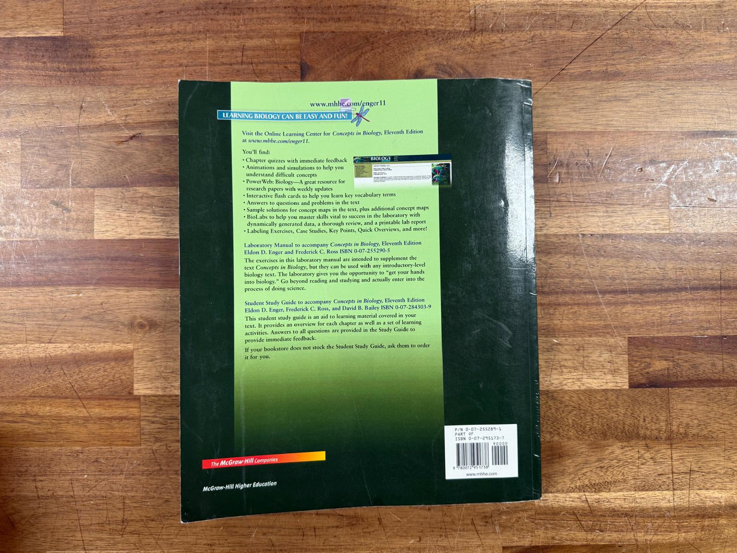 Concepts in Biology Paperback - Enger, Ross, Bailey (Good)
