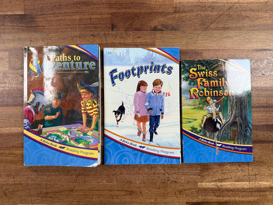 Abeka Readers Lot of 3: 3a, 3b & 3c