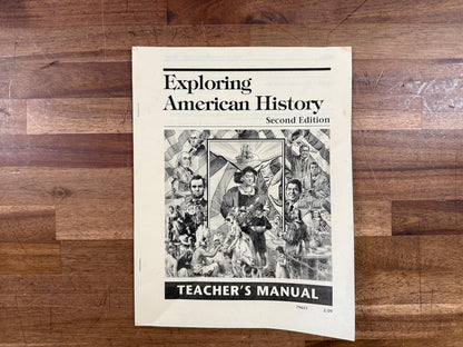 Exploring American History 2nd Ed Teacher's Manual
