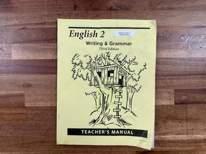 Christian Liberty English 2 Writing & Grammar 3rd Ed Teacher Manual